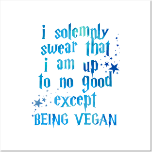 I'm up to no good except being vegan, vegan christmas 2023 gifts Posters and Art